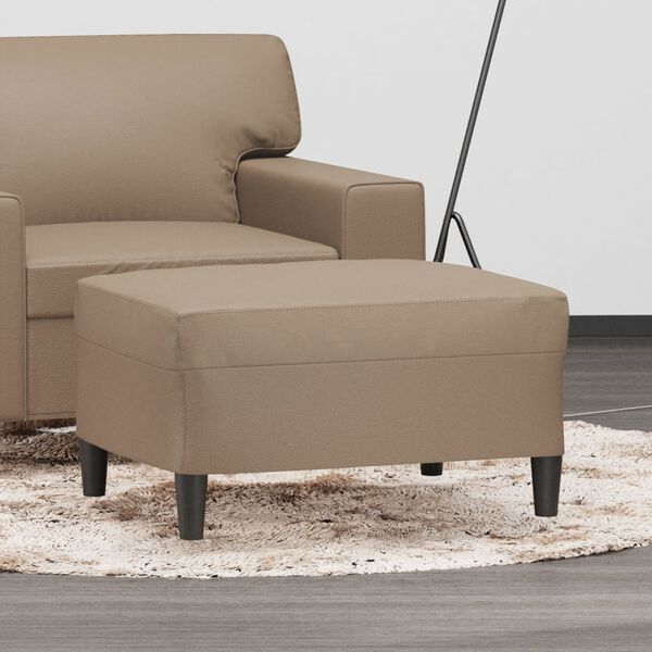 vidaXL jalapink, cappuccino, 70 x 55 x 41 cm, kunstnahk