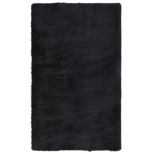 vidaXL karvane vaip, k&otilde;rge karvaga NAVARRA, must, 60 x 100 cm, pol&uuml;ester
