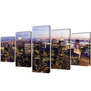 Seinamaalikomplekt l&otilde;uendil New York, 200 x 100 cm