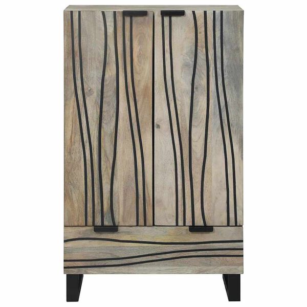 vidaXL Meedia ladustamise kapid ja riiulid sahtliga Valge ja must