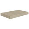 vidaXL seinariiulid, 2 tk, tammevärvi, 40 x 23 x 3,8 cm MDF