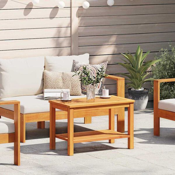 vidaXL Kohvilaud Pruun 70 x 40 x 45 cm tugev akaatsiapuit