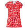 Laste romper, punane, 128