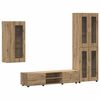 vidaXL Telerikapi komplekt FLORIN 3 pcs K&auml;sit&ouml;&ouml;puu Tehispuit