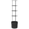 vidaXL Tomati Kasvataja Must &Oslash; 32 x 127 cm PP