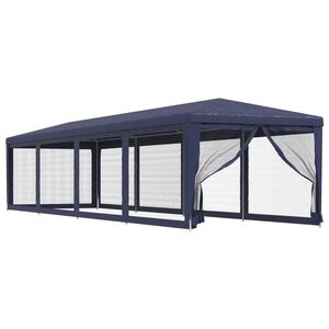 vidaXL peotelk 10 v&otilde;rgust k&uuml;lgseinaga, sinine, 3 x 12 m HDPE