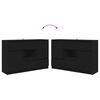 vidaXL K&otilde;ide sahtliga Must 100 x 30 x 65,6 Tehispuit
