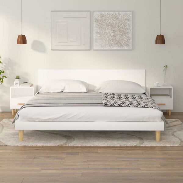 vidaXL öökapid 2 tk, valge, 40 x 35 x 47 cm