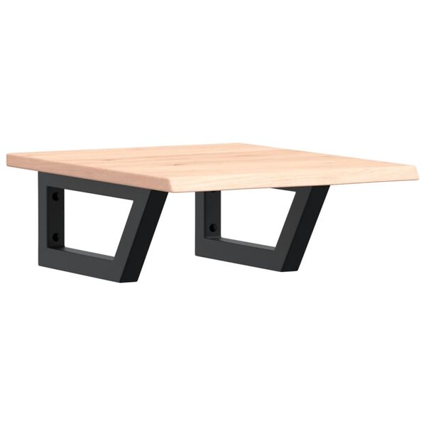 vidaXL seinale kinnitatav valamuriiul, teras ja tammepuit