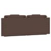 vidaXL voodipeatsi padi Viana, pruun, 120 cm, kunstnahk