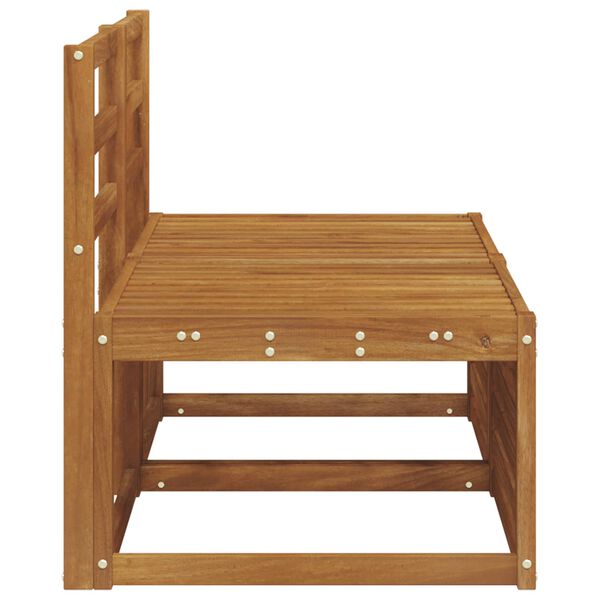 vidaXL 2 T&uuml;kk V&auml;ljas Keskmine Diivan Tugev akatsiapuu Neutraalne