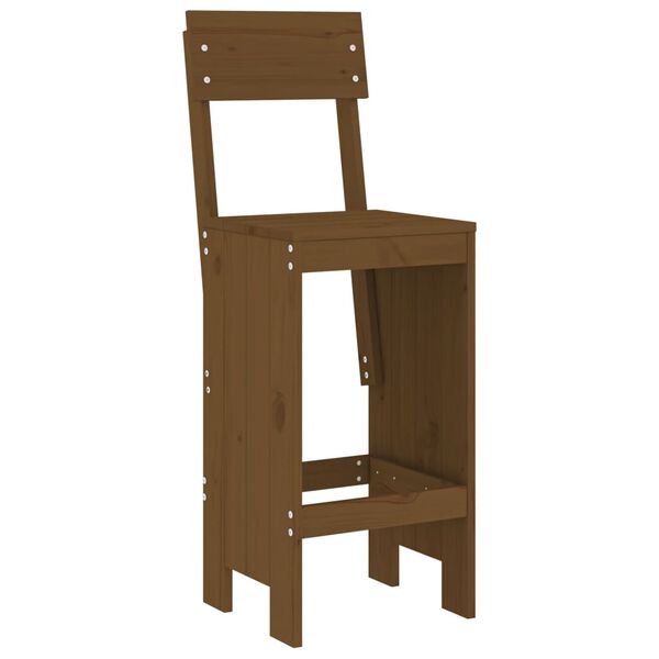 vidaXL 9-osaline aia baarikomplekt, meepruun, männipuit