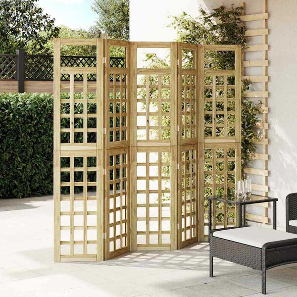 vidaXL Privaatsust&otilde;ke Meepruun 200 x 180 cm Kindel m&auml;nnipuidust