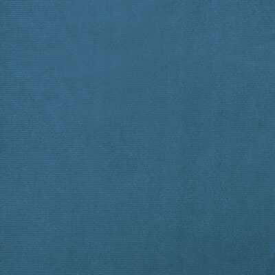 vidaXL lastediivan jalapingiga, sinine, 100 x 50 x 30 cm, samet