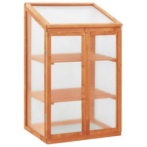 vidaXL kasvuhoone 60 x 45 x 100 cm, nulupuit