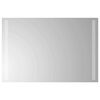 vidaXL LED vannitoa peegel L&auml;bipaistev 60 x 40 cm karastatud klaas