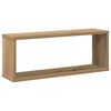 vidaXL Seinakuubikuriiulid 2 tk Artisan Oak 60x15x23cm Engineered Wood