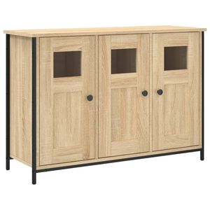 vidaXL puhvetkapp, Sonoma tamm, 100x35x70 cm, tehispuit