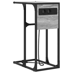 vidaXL &Ouml;&ouml;lambi kapp Hall Sonoma 41,5 x 26 x 60,5 cm Tehispuit