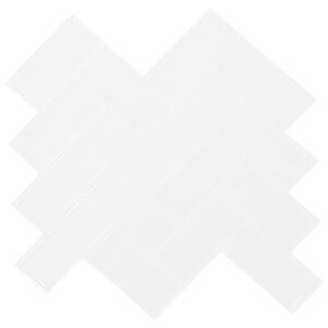 vidaXL Kalasaba plaat 10 pcs Valge 30 x 30 cm Pol&uuml;uretaan ja PET