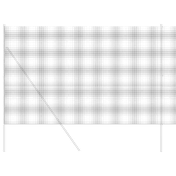 vidaXL Keevitatud Traadi Aed Hall 1.5 x 25 m Teras