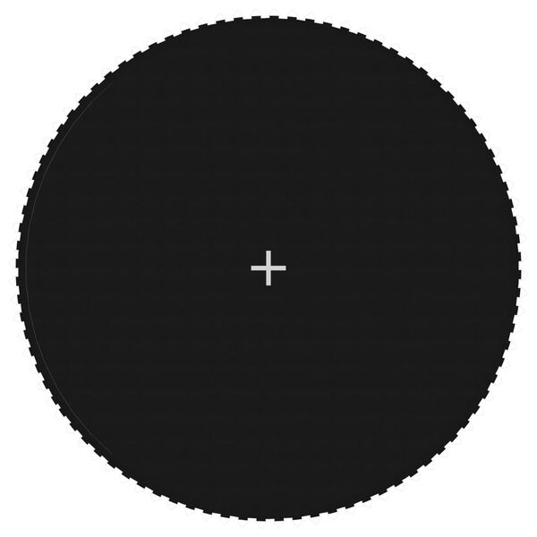 vidaXL hüppematt, kangas, must, 4,57 m ümmargusele batuudile