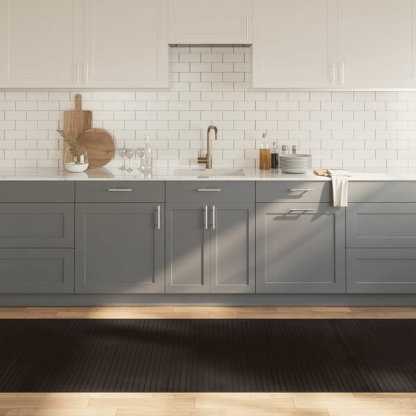 vidaXL vaip, ristkülikukujuline, tumepruun, 100 x 400 cm, bambus