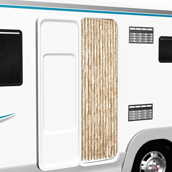 vidaXL putukakardin beež 56 x 200 cm &scaron;enill