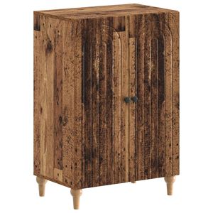 vidaXL Kinga kapp ALKMAAR 59,5 x 39,5 x 90 cm Tehispuit Vana puit