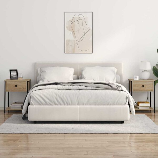 vidaXL &Ouml;&ouml;lambi kapp sahtliga Sonoma tamm 42 x 41 x 56 cm Tehispuit