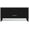 vidaXL Garderoobikapp sahtliga Must tamm 70 x 32,5 x 35 cm Tehispuit
