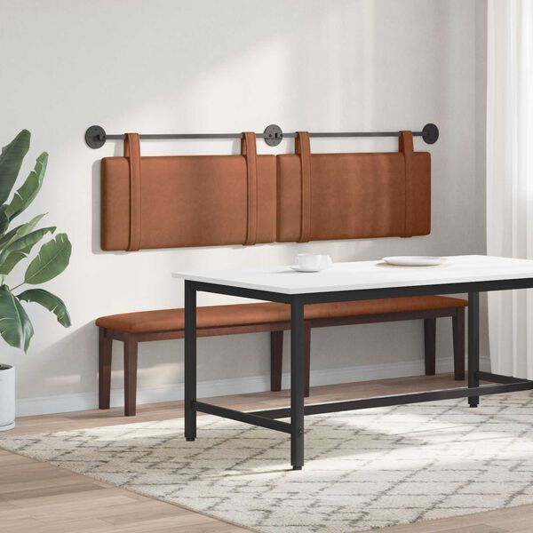 vidaXL Rippuv Peatoe &Uuml;ksv&auml;rviline Pruun 190 x 55 x 5 cm Antiik PU