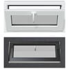 vidaXL Keldriakendus RISOR 80 x 40 cm PVC ja klaas Antratsiit