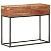 vidaXL konsoollaud 90 x 35 x 75 cm t&ouml;&ouml;tlemata akaatsiapuidust