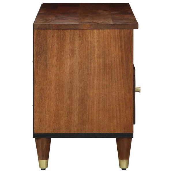 vidaXL Telerikapp sahtliga Meepruun 100 x 33 x 46 cm Tugev mango puu