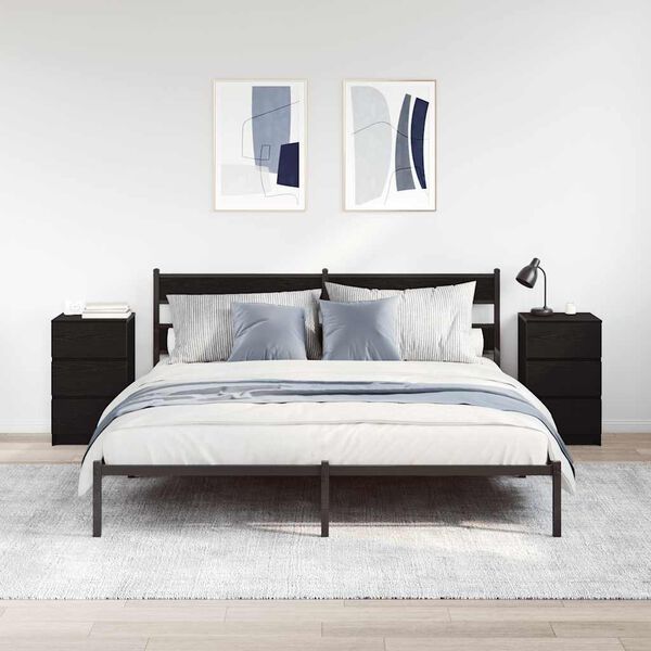 vidaXL öökapid 3 sahtliga 2 tk, must, 39x35x65 cm