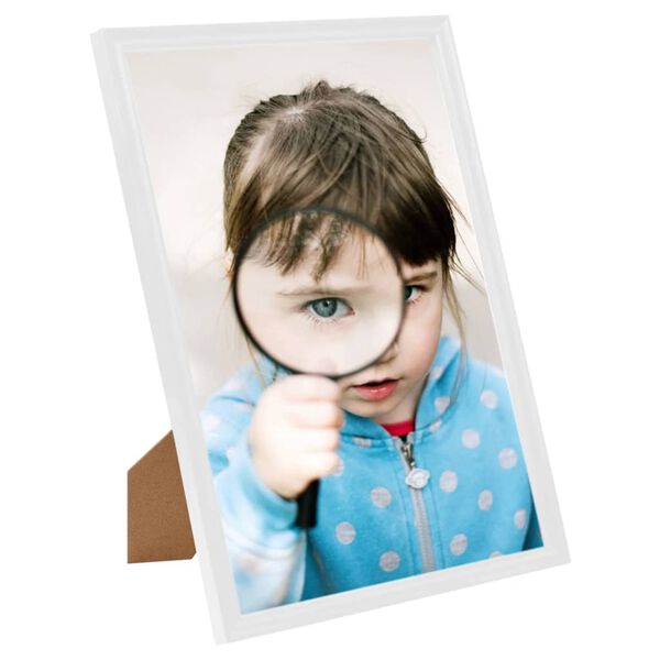 vidaXL pildiraami kollaaž 3 tk, lauale, valge, 15 x 21 cm, MDF