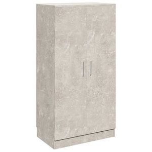 vidaXL kingakapp, betoonhall, 55 x 35 x 108 cm, tehispuit
