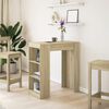 vidaXL baarilaud riiulitega, Sonoma tamm, 95x47x103,5 cm, tehispuit