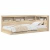 vidaXL Raamatukapitsee voodi peaga Sonoma tamm 100 x 200 cm Tehispuit