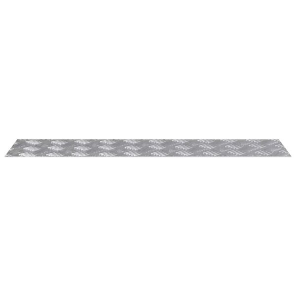 vidaXL Astme katte Ristk&uuml;lik 4 pcs H&otilde;bedane 100 x 25 cm Alumiinium
