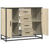 vidaXL puhvetkapp sonoma tamm 92x35x76 cm Engineered Wood
