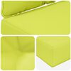 vidaXL V&auml;lim&ouml;&ouml;blitugi patja 2 pcs Roheline Pol&uuml;ester