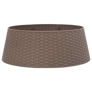 vidaXL j&otilde;ulupuu seelik, pruun, &Oslash;65 x 23 cm, plast