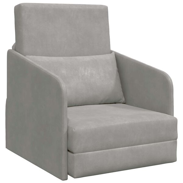 vidaXL Diivanvoodi Helehall 65 x 80 x 83 cm Samet