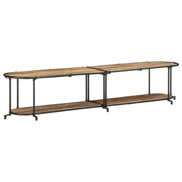 vidaXL telerikapp, 200x42x40 cm, t&ouml;&ouml;tlemata mangopuit