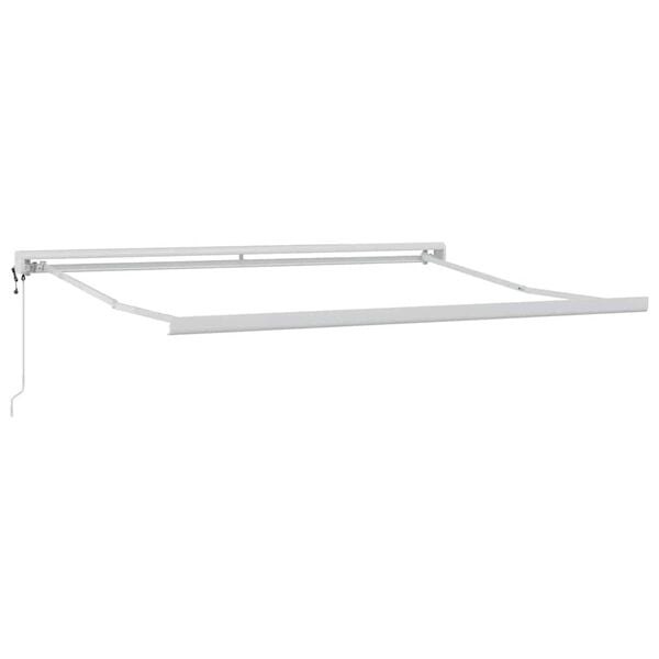 vidaXL Kailastud raam Valge 350 x 250 cm Alumiinium