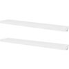 vidaXL seinariiulid, 4 tk, valge, 120 cm