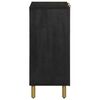 vidaXL puhvetkapp, must, 90x33x75 cm, tehispuit