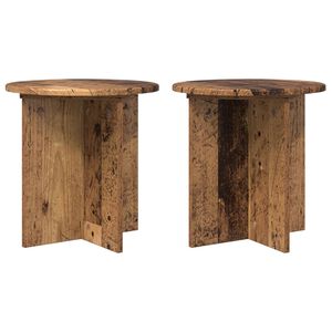 vidaXL Taimede alus 2 pcs Vana puit 40 x 40 x 40 cm Tehispuit